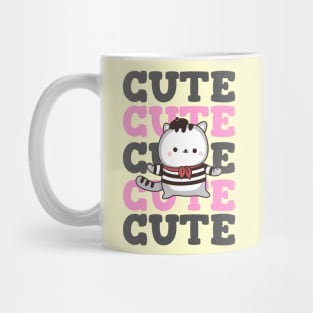 Cute Mime Cat Mug